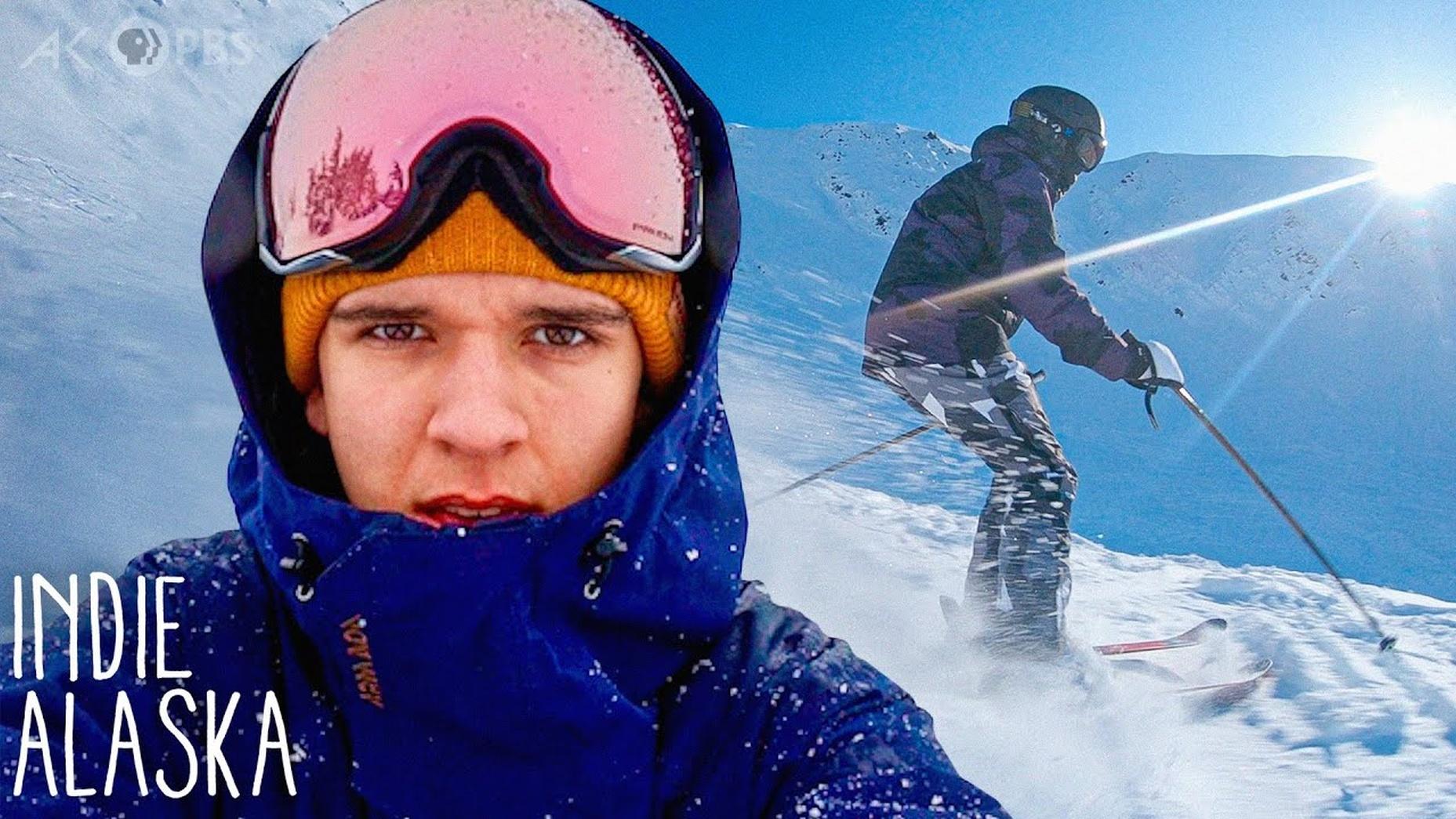 Skiing Alaska’s extreme slopes with videographer Luka Bees.